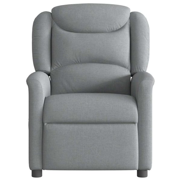 Fauteuil Stof Lichtgrijs - Afbeelding 5