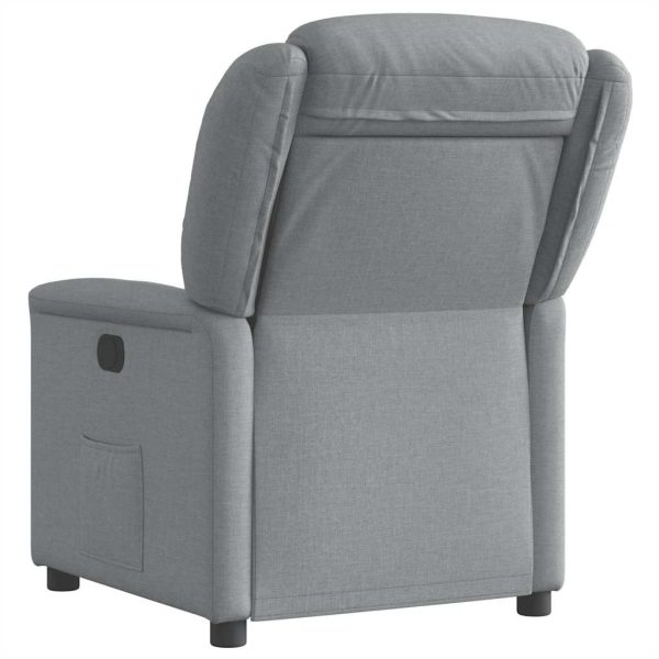 Fauteuil Stof Lichtgrijs - Afbeelding 7