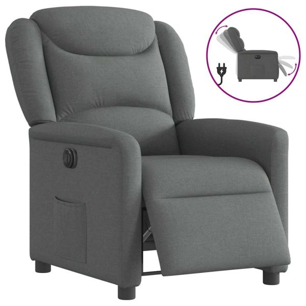 Fauteuil Stof Donkergrijs