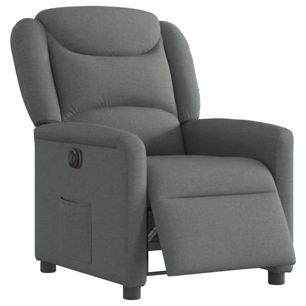 Fauteuil Stof Donkergrijs - Afbeelding 3