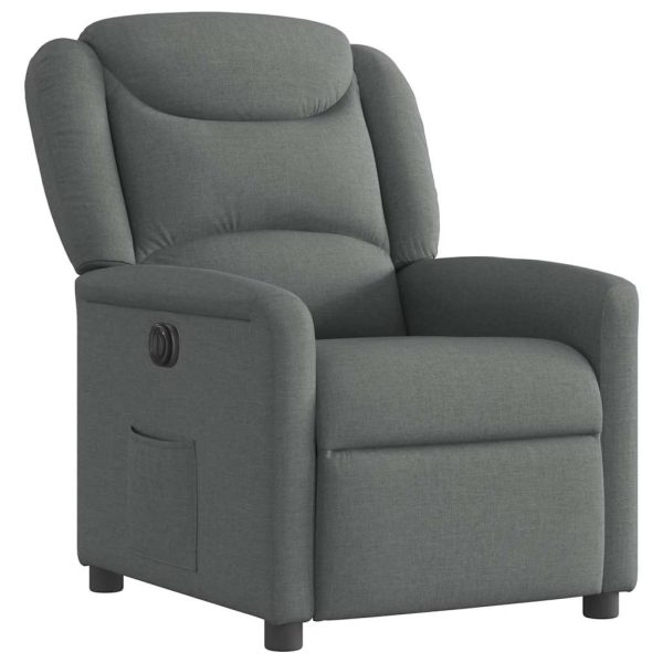 Fauteuil Stof Donkergrijs - Afbeelding 4