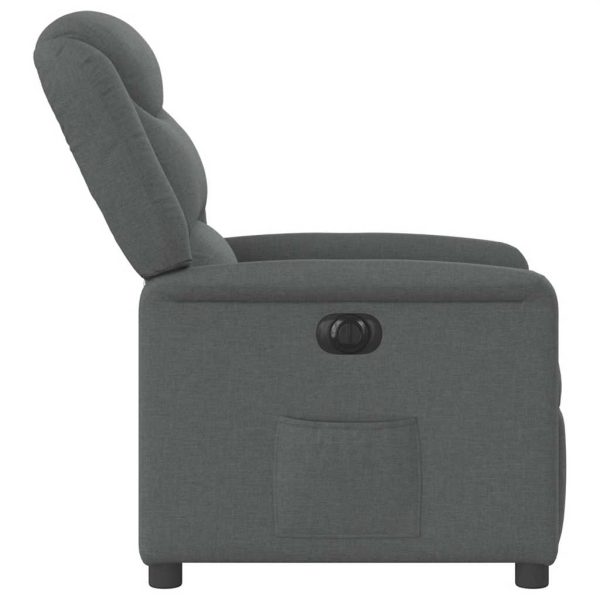 Fauteuil Stof Donkergrijs - Afbeelding 6