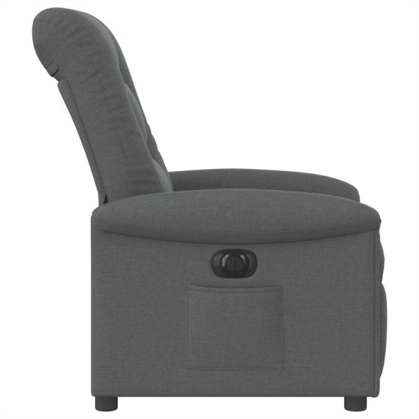 Fauteuil Stof Donkergrijs - Afbeelding 6