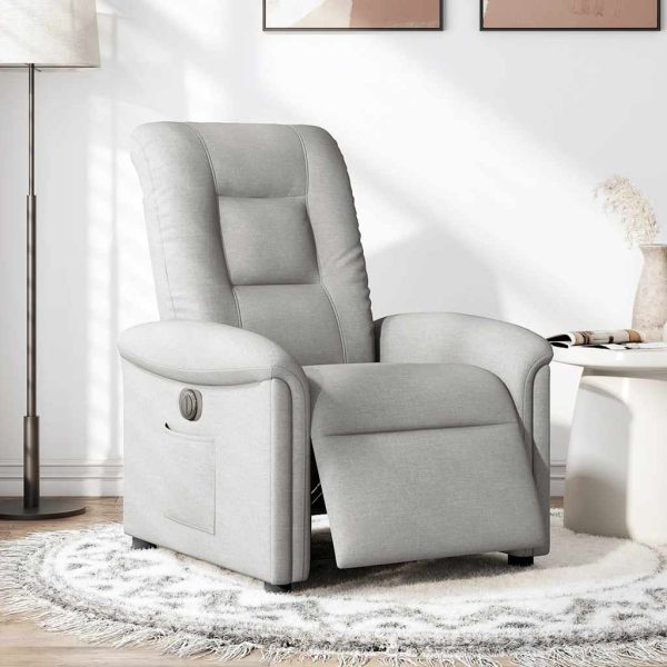 Fauteuil Stof Wolk Grijs Wolkengrijs - Afbeelding 2