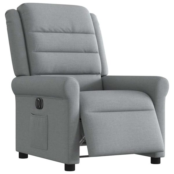 Fauteuil Stof Lichtgrijs - Afbeelding 2