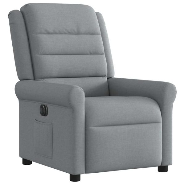 Fauteuil Stof Lichtgrijs - Afbeelding 4