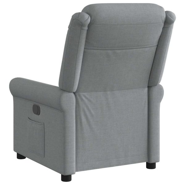 Fauteuil Stof Lichtgrijs - Afbeelding 7