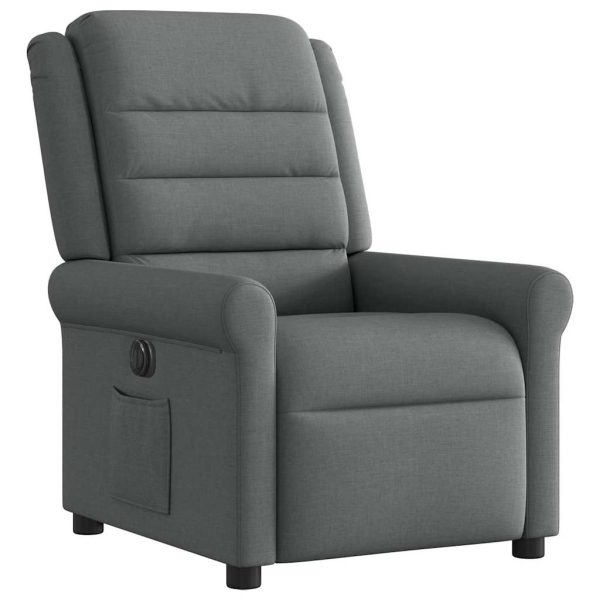 Fauteuil Stof Donkergrijs - Afbeelding 4