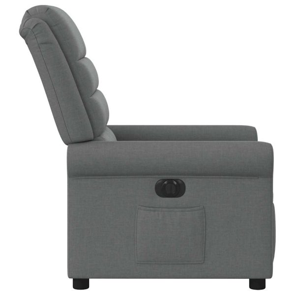 Fauteuil Stof Donkergrijs - Afbeelding 6