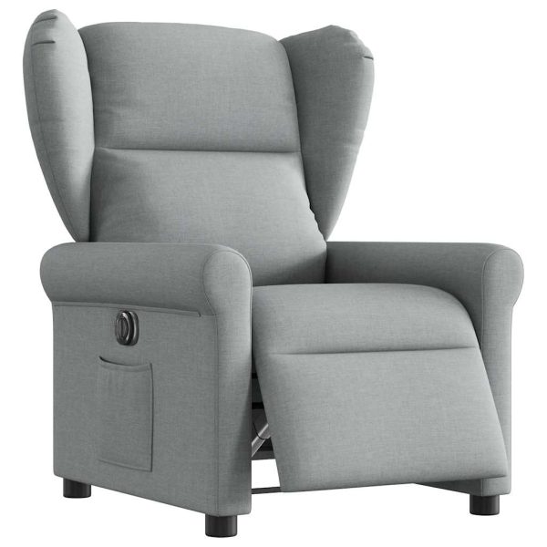 Fauteuil Stof Lichtgrijs