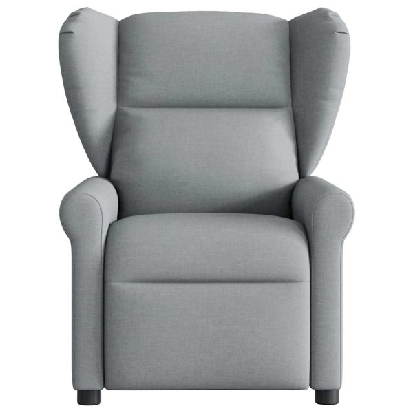 Fauteuil Stof Lichtgrijs - Afbeelding 4