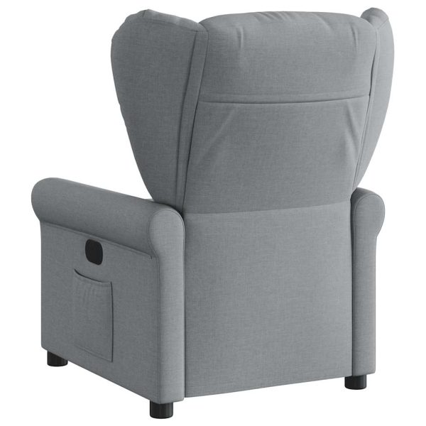 Fauteuil Stof Lichtgrijs - Afbeelding 6