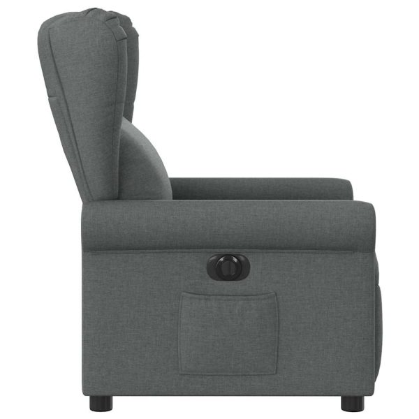 Fauteuil Stof Donkergrijs - Afbeelding 5