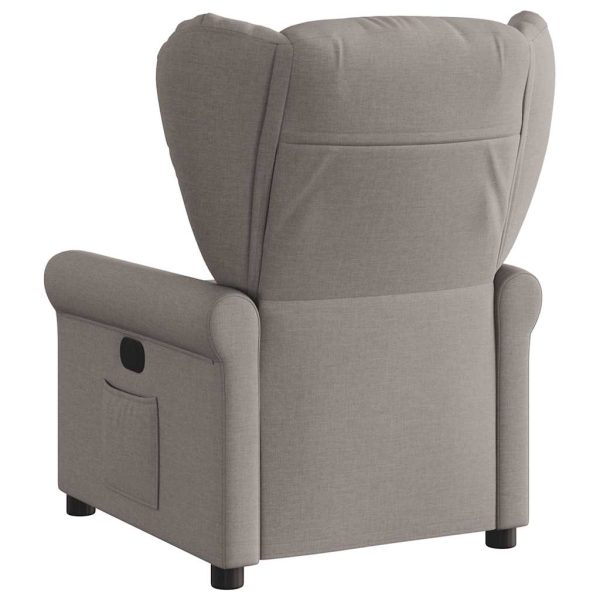 Fauteuil Verstelbaar Elektrisch Stof Taupe - Afbeelding 6