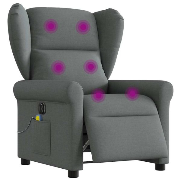 Fauteuil Stof Donkergrijs - Afbeelding 13