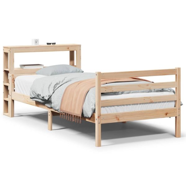 Bedframe Met Hoofdbord Massief Grenenhout - Afbeelding 2