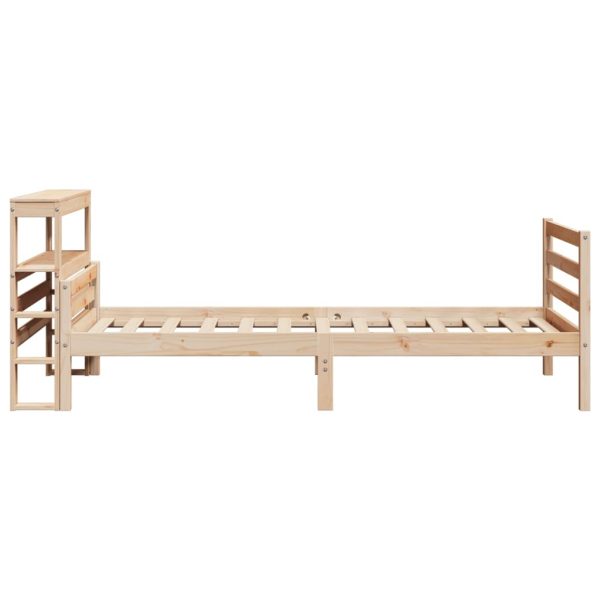 Bedframe Met Hoofdbord Massief Grenenhout - Afbeelding 5