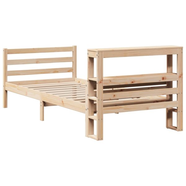 Bedframe Met Hoofdbord Massief Grenenhout - Afbeelding 6