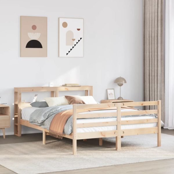 Bedframe Met Hoofdbord Massief Grenenhout - Afbeelding 17