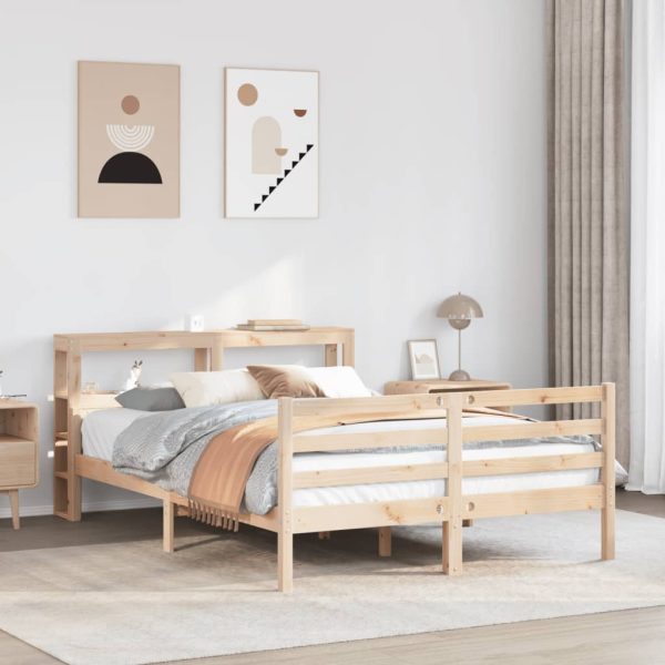 Bedframe Met Hoofdbord Massief Grenenhout - Afbeelding 21