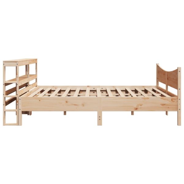 Bedframe Met Hoofdbord Massief Grenenhout - Afbeelding 7