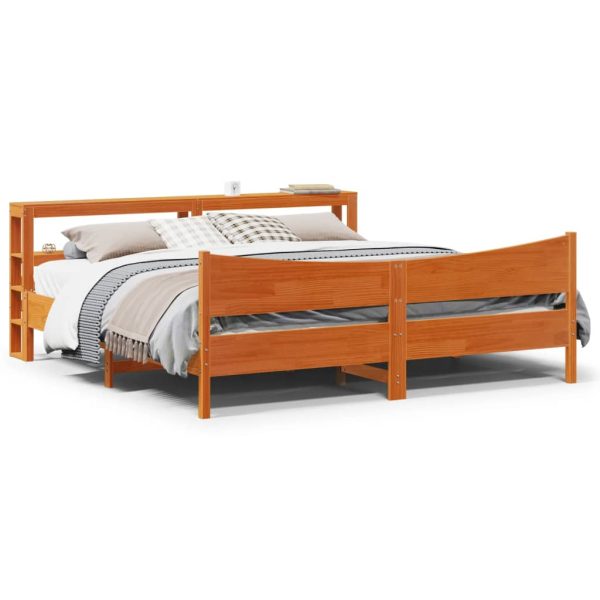 Bedframe Met Hoofdbord Massief Grenenhout - Afbeelding 18