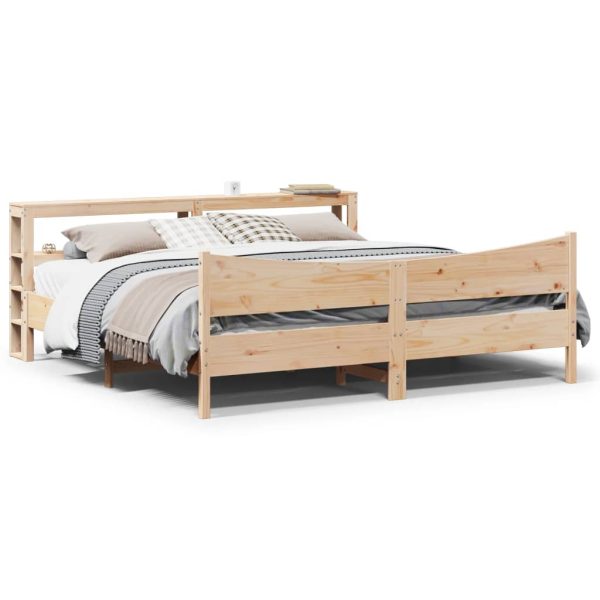 Bedframe Met Hoofdbord Massief Grenenhout - Afbeelding 15