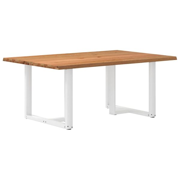 Eettafel Met Natuurlijke Rand Massief Eikenhout