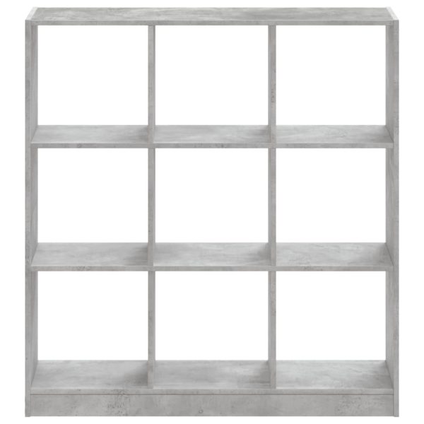 Boekenkast 102X32X Bewerkt Hout Betongrijs - Afbeelding 4