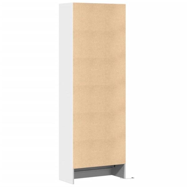 Hoge Kast Met Led 69X32,5X200 Cm Bewerkt Hout - Afbeelding 8