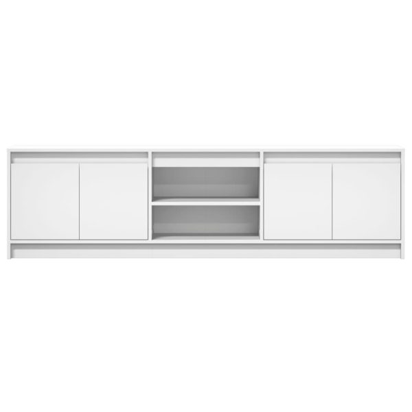 Tv-Meubel Met Led 180X34X50 Cm Bewerkt Hout - Afbeelding 6