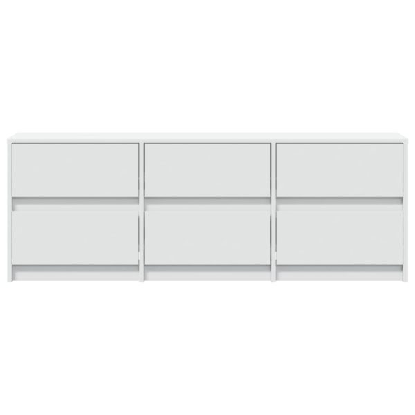 Tv-Meubel Met Led 140X34X50 Cm Bewerkt Hout - Afbeelding 7