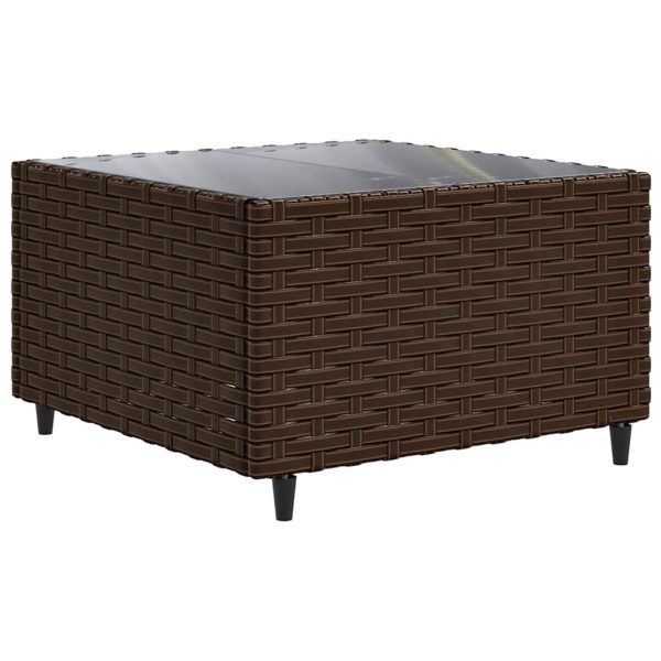 5-Delige Loungeset Met Kussens Poly Rattan - Afbeelding 4