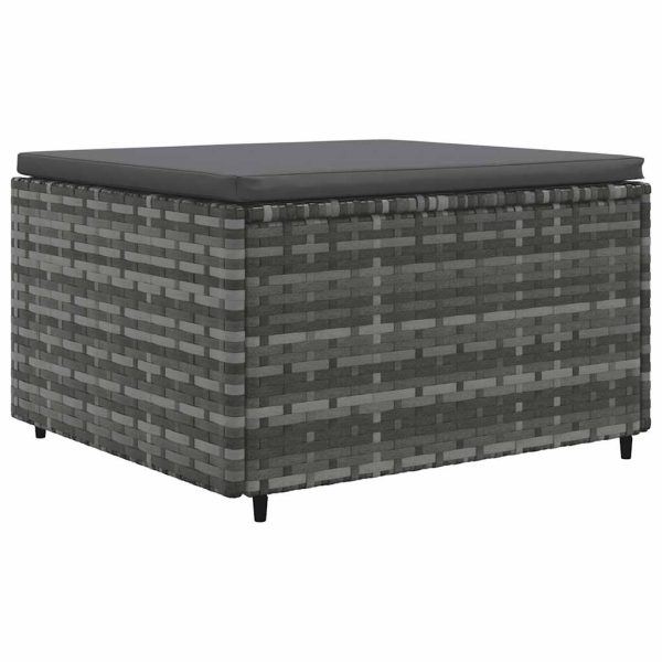 Loungeset Met Kussens Poly Rattan - Afbeelding 3