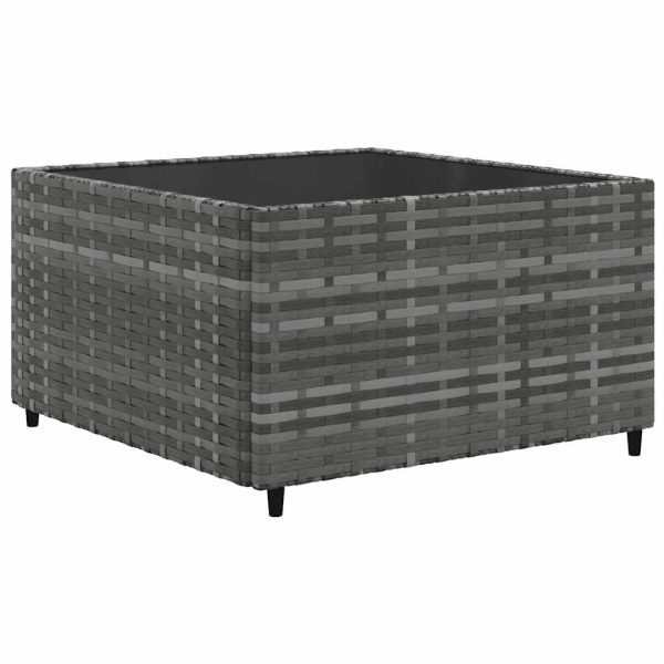 7-Delige Loungeset Met Kussens Poly Rattan - Afbeelding 5