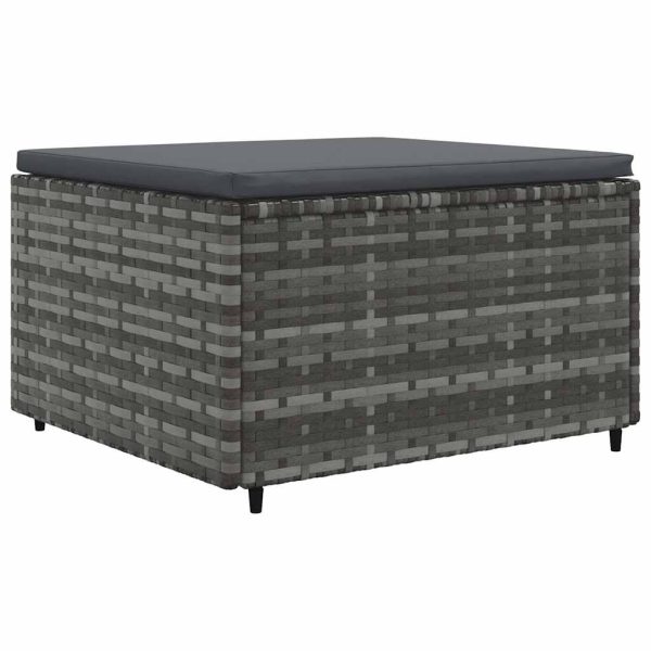 8-Delige Loungeset Met Kussens Poly Rattan - Afbeelding 5