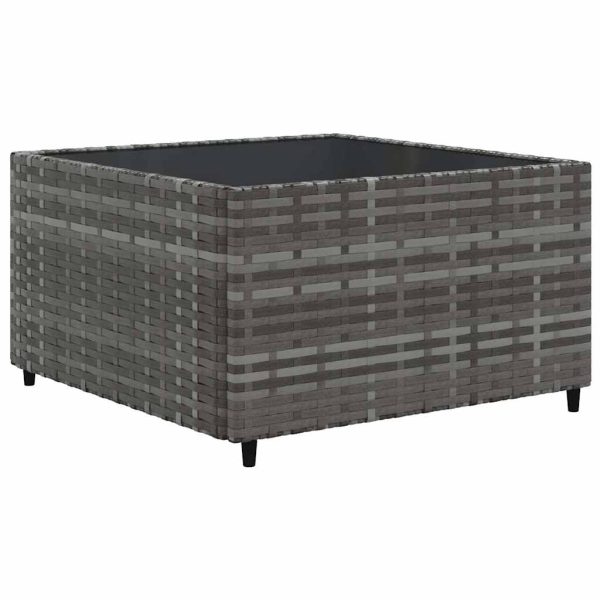 8-Delige Loungeset Met Kussens Poly Rattan - Afbeelding 6