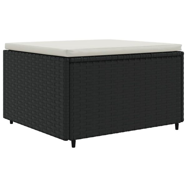 6-Delige Loungeset Met Kussens Poly Rattan - Afbeelding 5