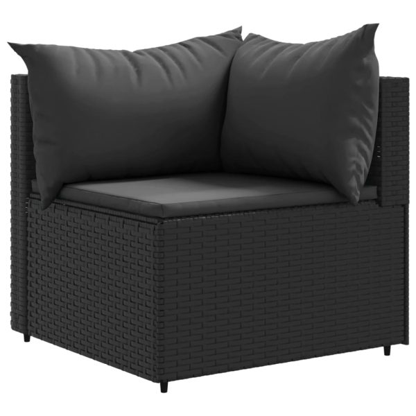 Loungeset Met Kussens Poly Rattan - Afbeelding 3