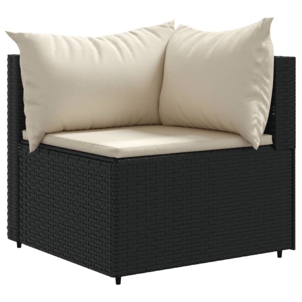 9-Delige Loungeset Met Kussens Poly Rattan - Afbeelding 3