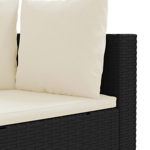 Loungeset Met Kussens Poly Rattan - Afbeelding 7