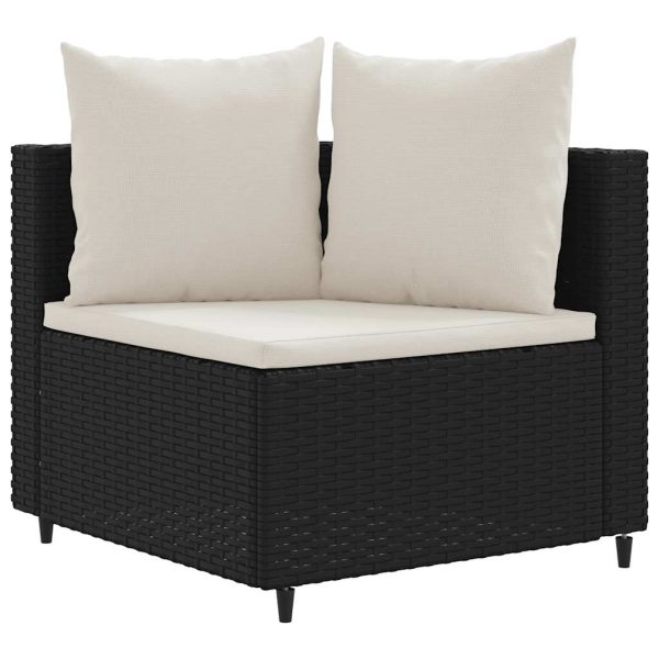 Loungeset Met Kussens Poly Rattan - Afbeelding 3