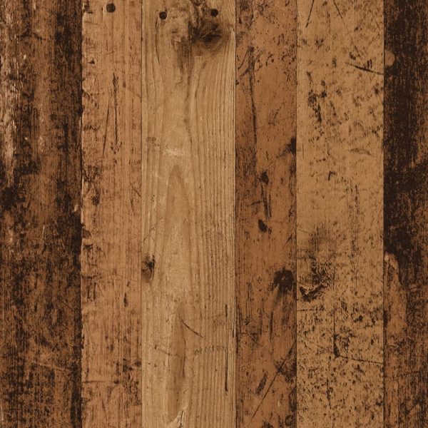 Hoge Kast 63X33X Bewerkt Hout Kleurig Oud Hout - Afbeelding 11