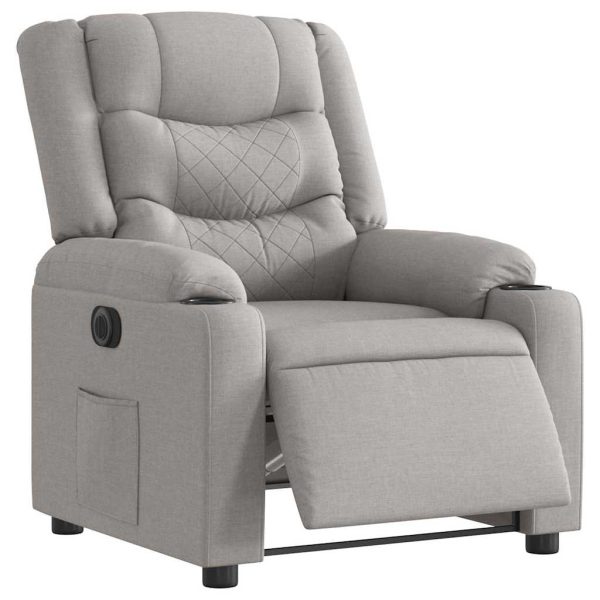 Fauteuil Stof Wolk Grijs Wolkengrijs