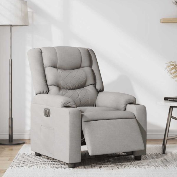 Fauteuil Stof Wolk Grijs Wolkengrijs - Afbeelding 3