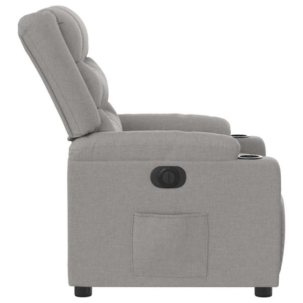 Fauteuil Stof Wolk Grijs Wolkengrijs - Afbeelding 7