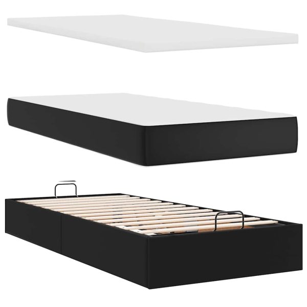 Ottoman Bed Met Matrassen 160X200Cm Kunstleer - Afbeelding 6