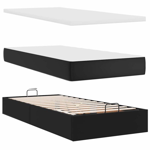 Ottoman Bed Met Matrassen 160X200Cm Kunstleer - Afbeelding 11