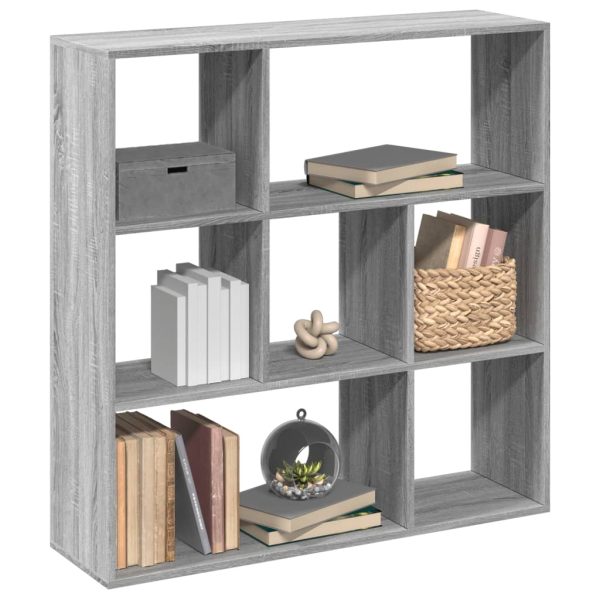 Boekenkast 102X29X Bewerkt Hout Eikenkleurig Grijs Sonoma - Afbeelding 14