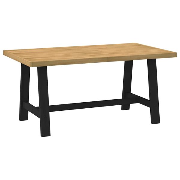 Eettafel Noain U-Vormige Poten 180X90X75 Cm Massief Grenenhout - Afbeelding 11